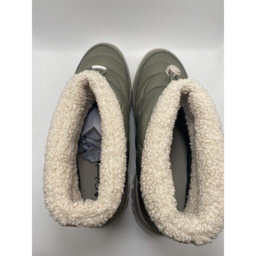Women's Columbia Snowtrot Shorty Size 10 Gray Green NEW WITH BOX - Picture 5 of 7